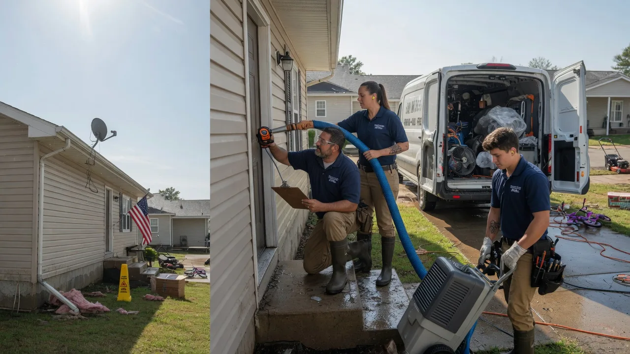 Ceiling Water Damage Restoration in New Lisbon, WI near me